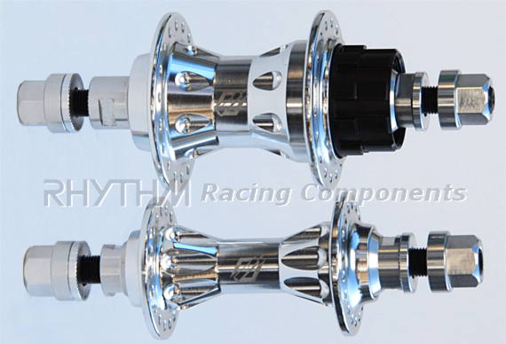 TNT Peacemaker PRO sealed bearing bmx racing hub polished silver