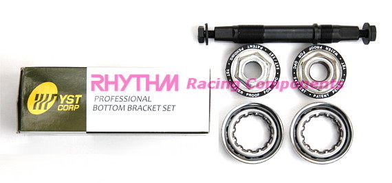Sealed American bottom bracket square taper blue red gold fits old school bmx 