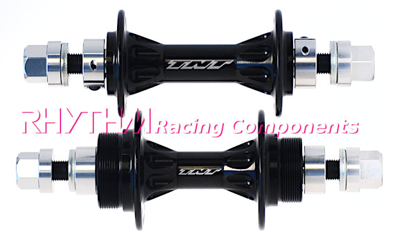 TNT Bicycles black Derringer hub set